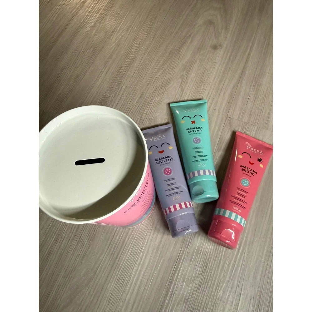 Ybera Fashion Kids Cronograma Capilar Hair Care Routine 3-Piece Mask Set 750g